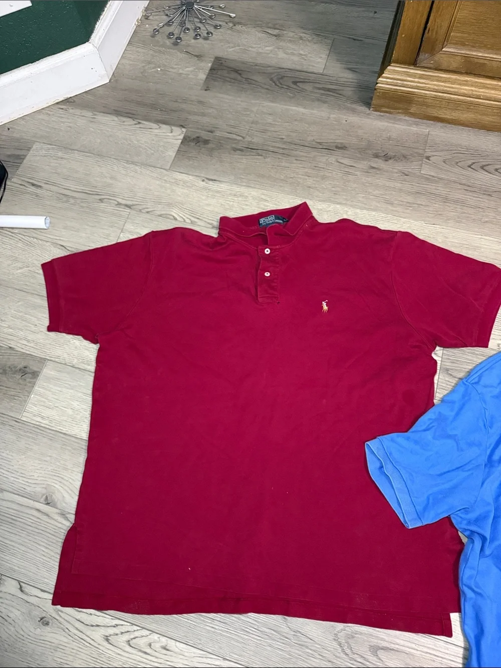POLO Ralph Lauren Men's LOT of 2 Polo Shirts XXL Blue Red
